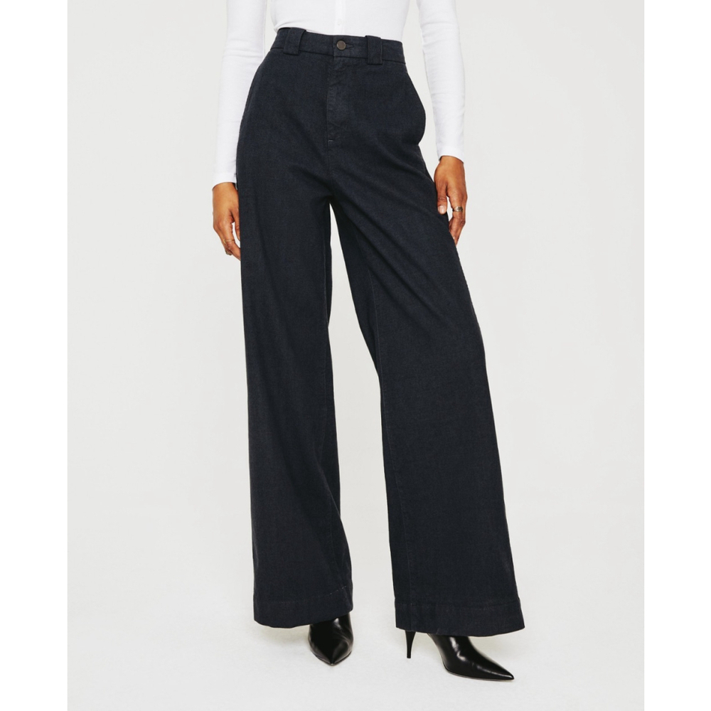 NEW AG Adriano Goldschmied Deven Tailored High Rise Ultra Wide Leg Pants Sz 31